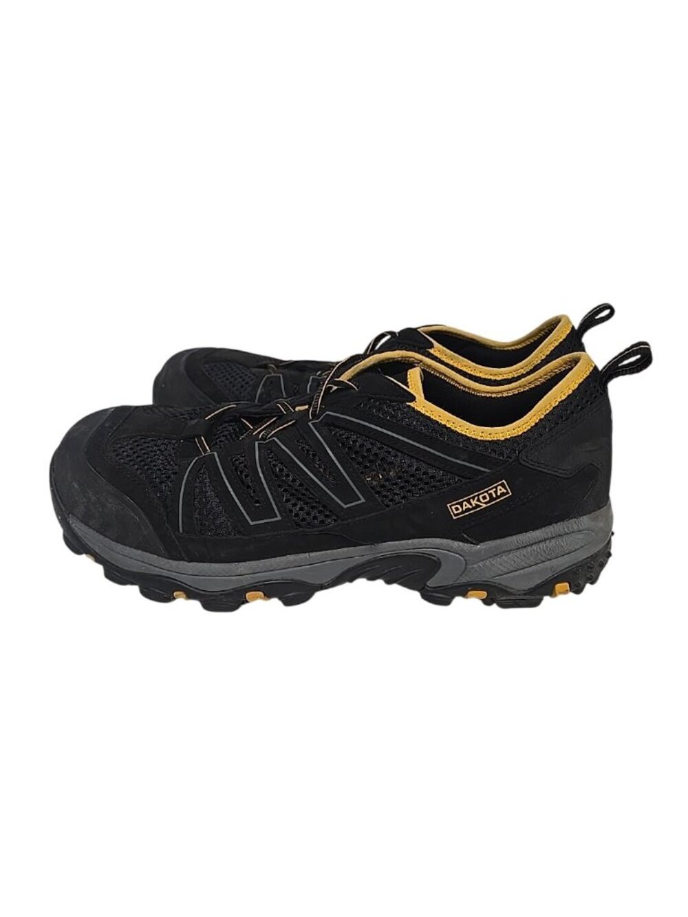 Dakota Men's Low-Cut Aluminum Toe Composite Plate Safety Shoes 2302 Black 12W/L - Picture 4 of 9